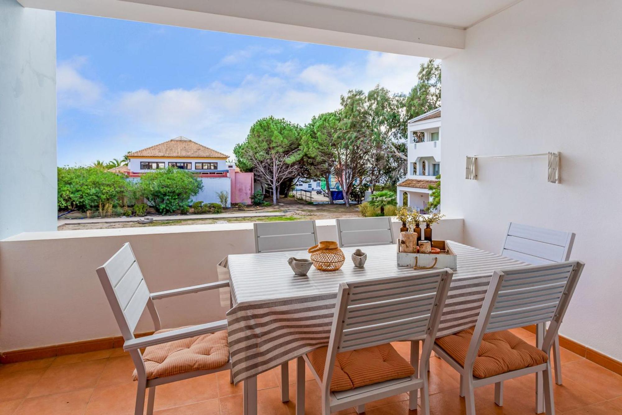 Golden 1 Bdr Flat W/ Balcony & Pool By Lovelystay Cabanas De Tavira Extérieur photo